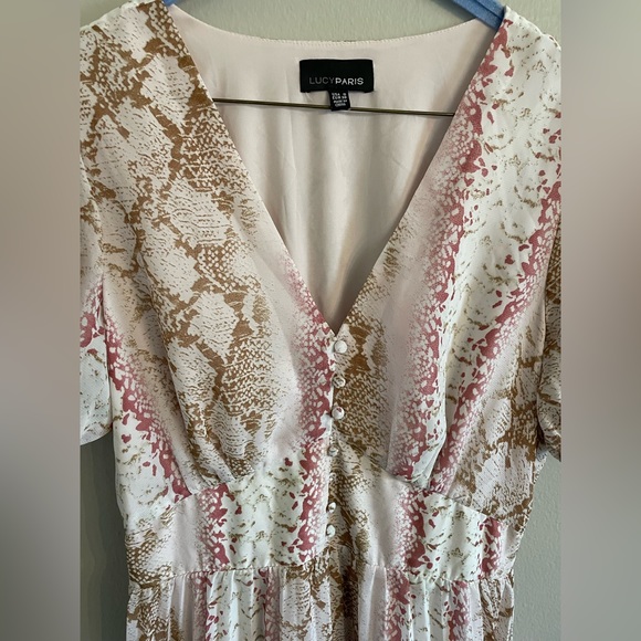 LUCY PARIS dress animal print romantic - Picture 8 of 12